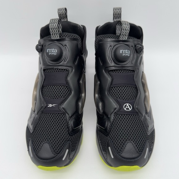Reebok INSTAPUMP FURY 94 Running Shoes Men\'s Size 6.5 Blk/Gry/Lme‎ main image 13
